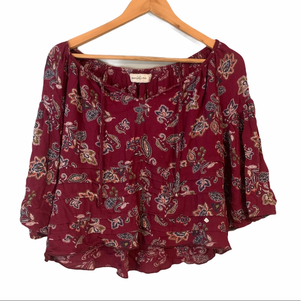 Boho wide sleeve top